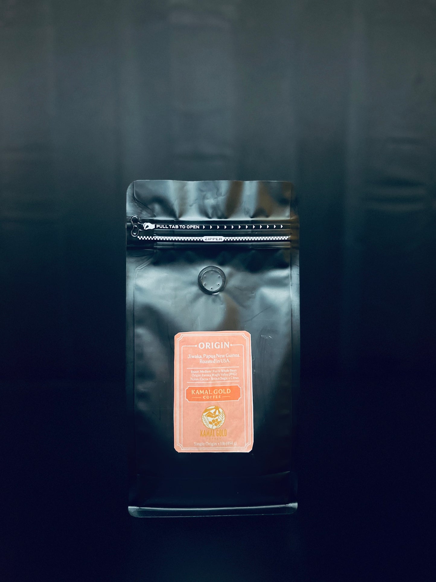 Single Origin 1 Pound Papua New Guinea Kamal Gold Coffee