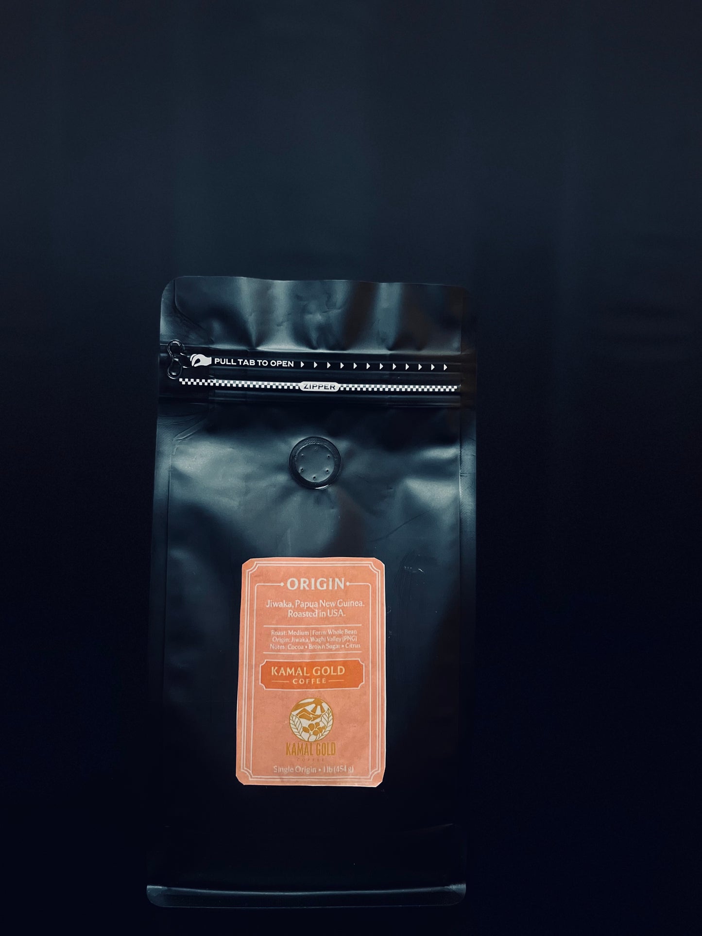 Single Origin 1 Pound Papua New Guinea Kamal Gold Coffee